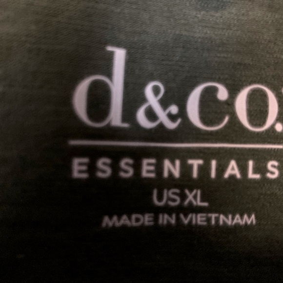 Denim & Co.Sz XL Essentials Textured Knit Boat-Neck Elbow Sleeve Top/Dk Olive - Picture 3 of 6